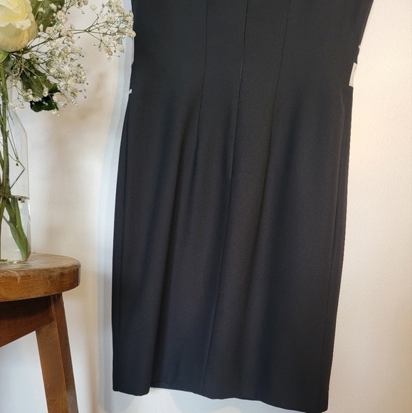 DONNA B black and white mini dress. Size 6 - Picture 8 of 10